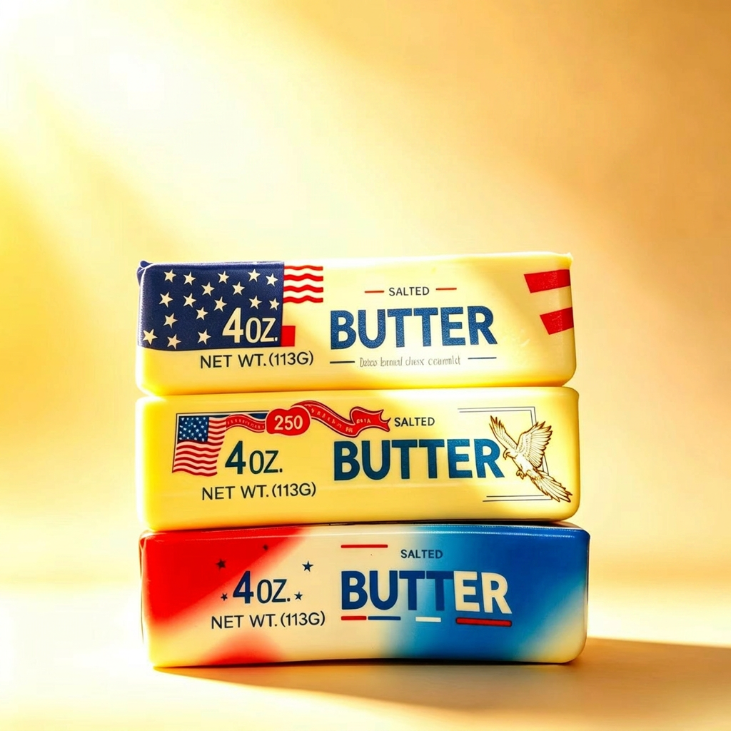 4th of July Butter Squishy USA Theme Stress Relief Toy Set