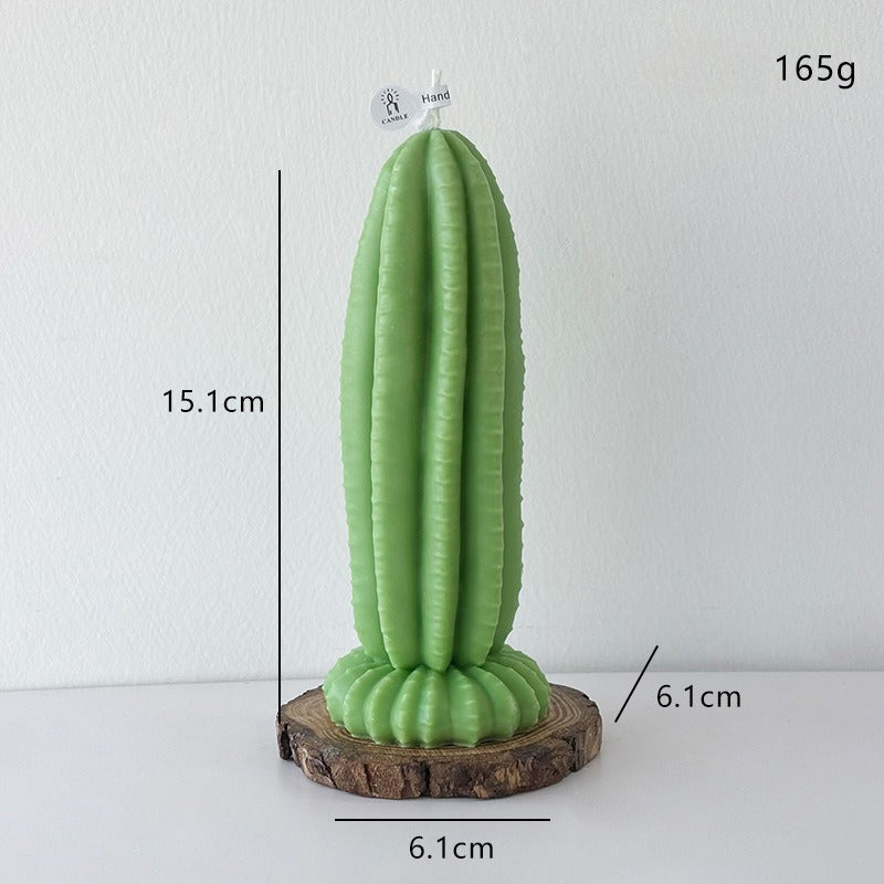 Cactus Candle Desert Plant Decor Minimalist Home Accent Gift