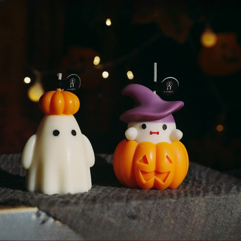 Halloween Pumpkin Ghost Scented Candle Decorative Gift