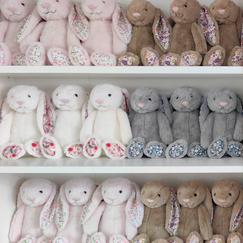 Easter Soft Plush Bunny Toy Long Ear Rabbit Stuffed Doll