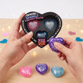 Glitter Heart Squishy Set Soft Stress Relief Toy Gift Set