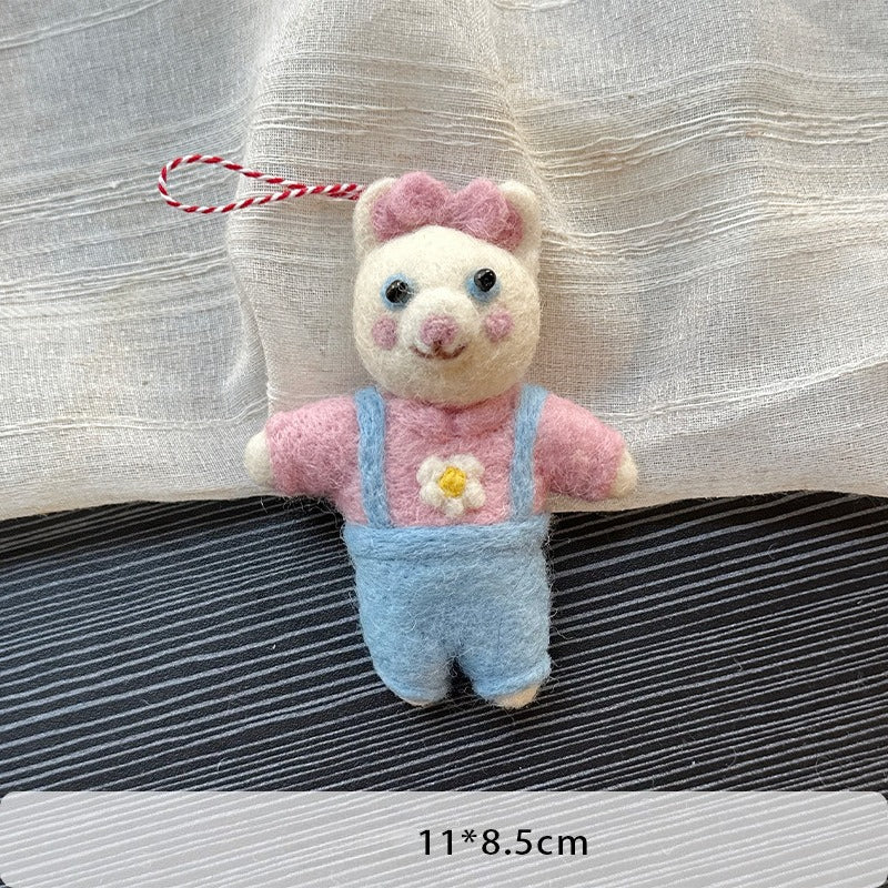 Handmade Felt Animal Hanging Ornament Bag Charm