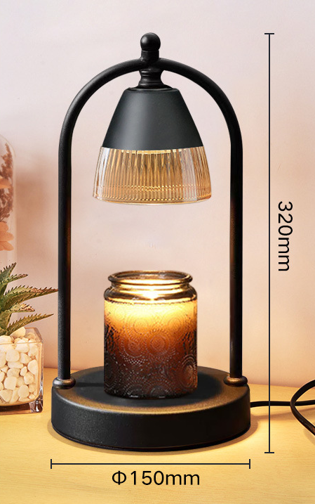 Valentine’s Day Glass Candle Warmer Lamp Dimmable Gift
