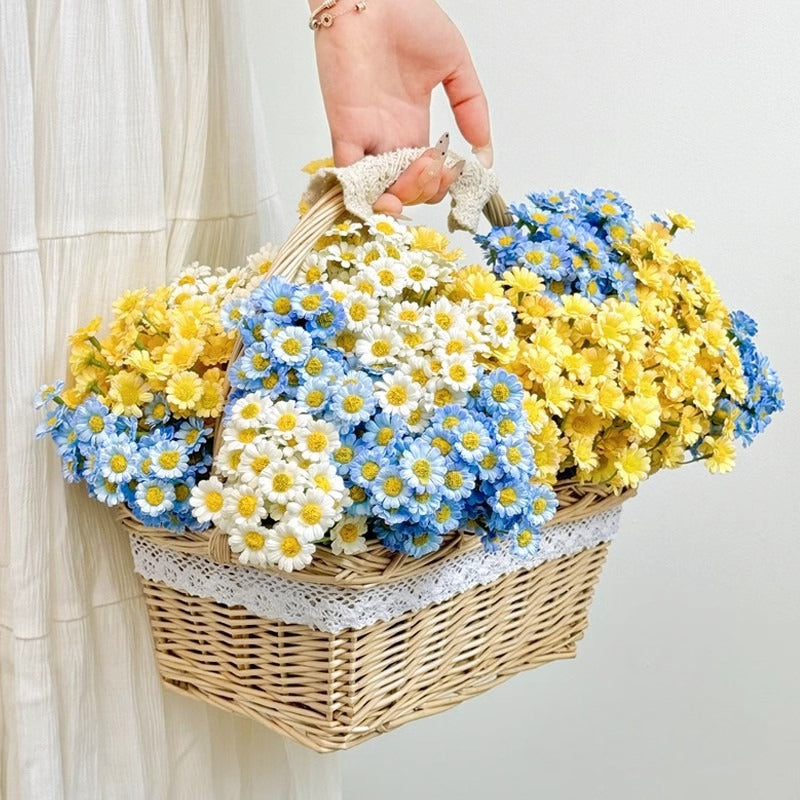 Artificial Daisy Flower Bouquet Faux Floral Home Wedding Decor