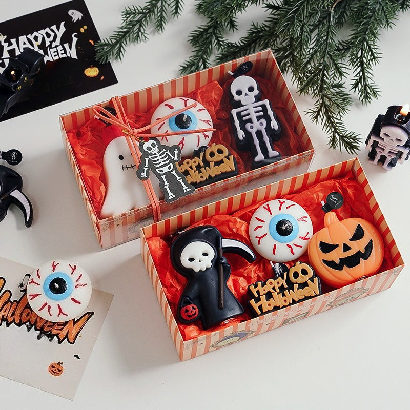 Halloween Scented Wax Candle Gift Set Seasonal Home Decor