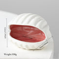 Ceramic Seashell Jewelry Tray Decorative Trinket Dish