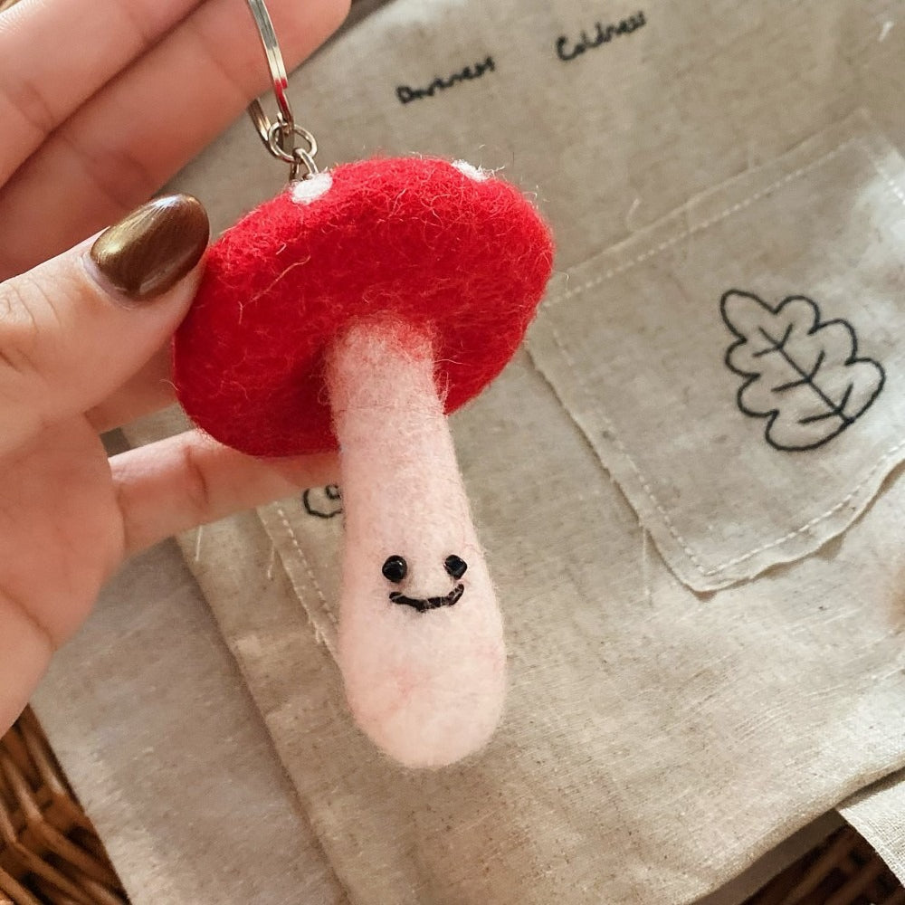 Vegetable Wool Felt Keychain Cute Bag Charm