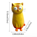Quirky Cat Flower Vase Whimsical Animal Planter Home Decor