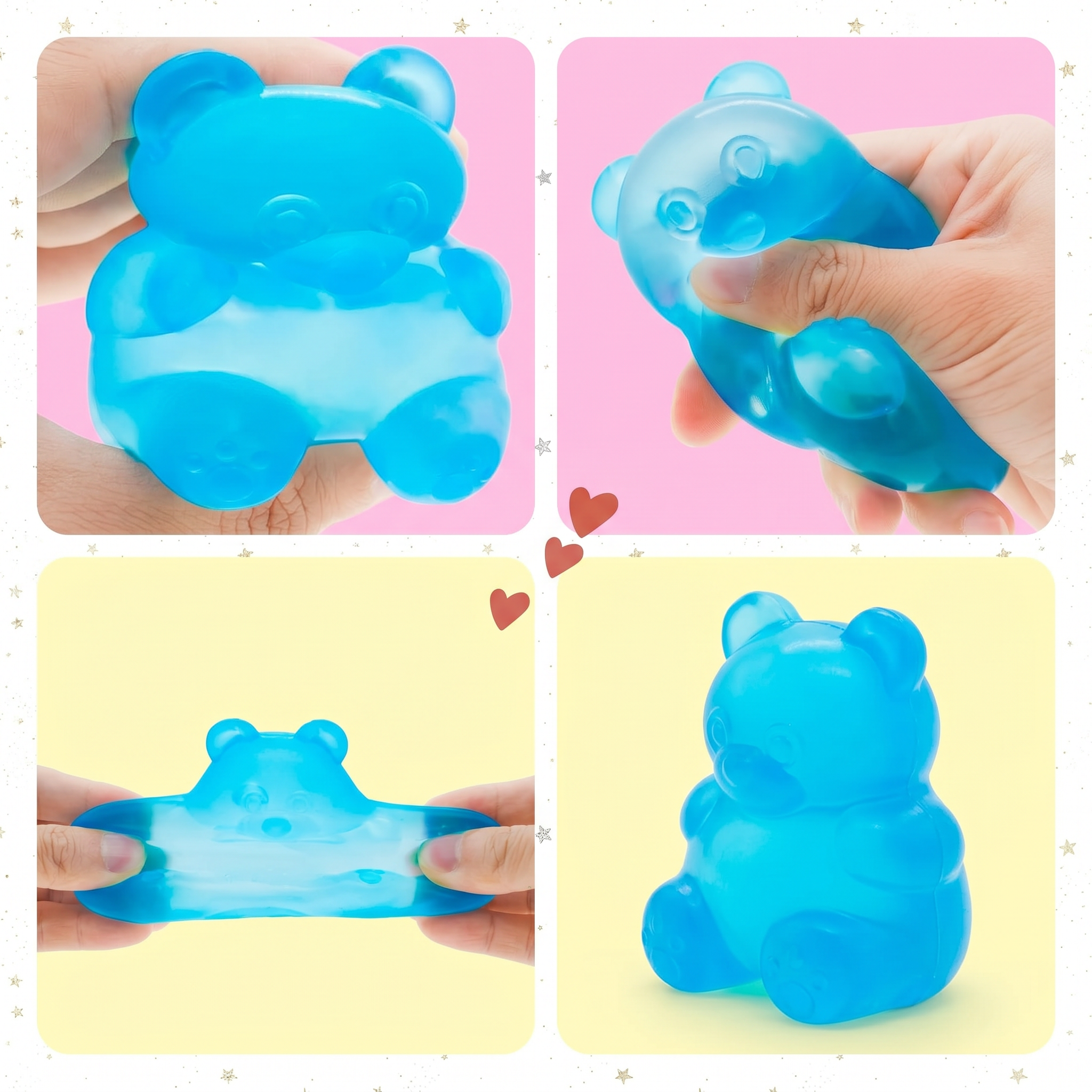 Candy Bear Squishy Slow Rising Toy Gift Box Stress Relief