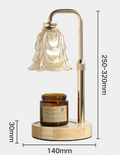 Valentine’s Day Wooden Candle Warmer Lamp Dimmable Decor