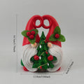 Resin Christmas Gnome Santa Tabletop Holiday Decor Figurine