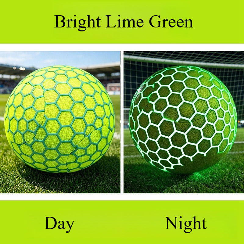 Plush Glow Soccer Ball Soft Stuffed Kids Sports Toy Night Play