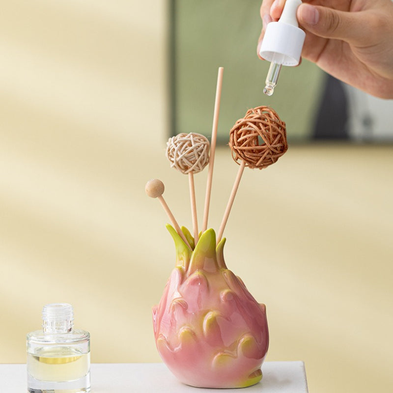 Adorable Fruit Ceramic Vase for Desk and Home Decor