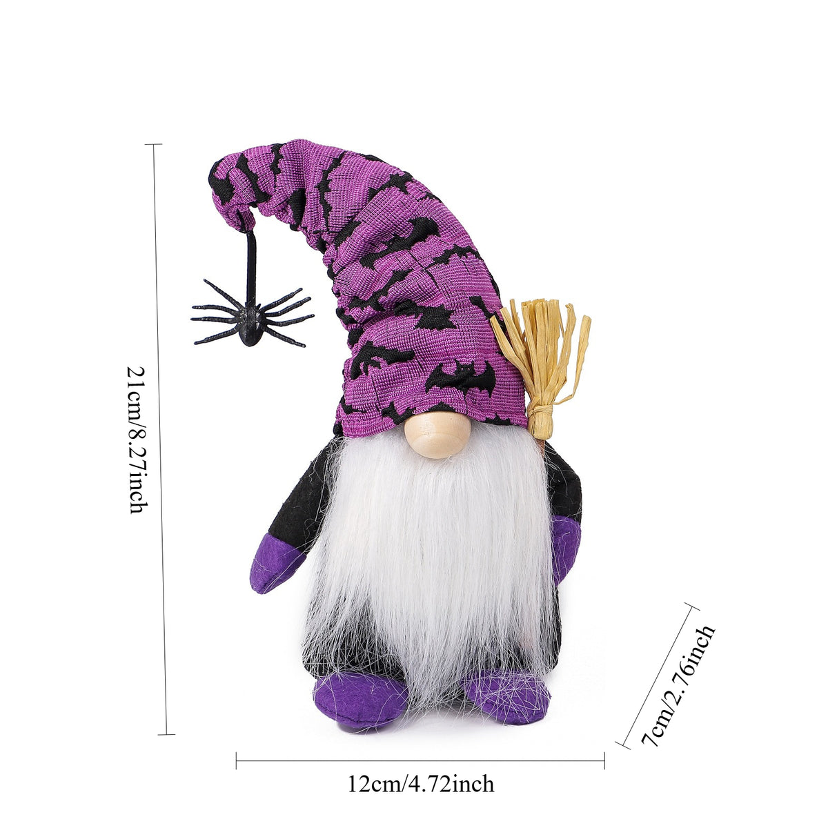 Fabric Halloween Gnome Holiday Tabletop Decoration