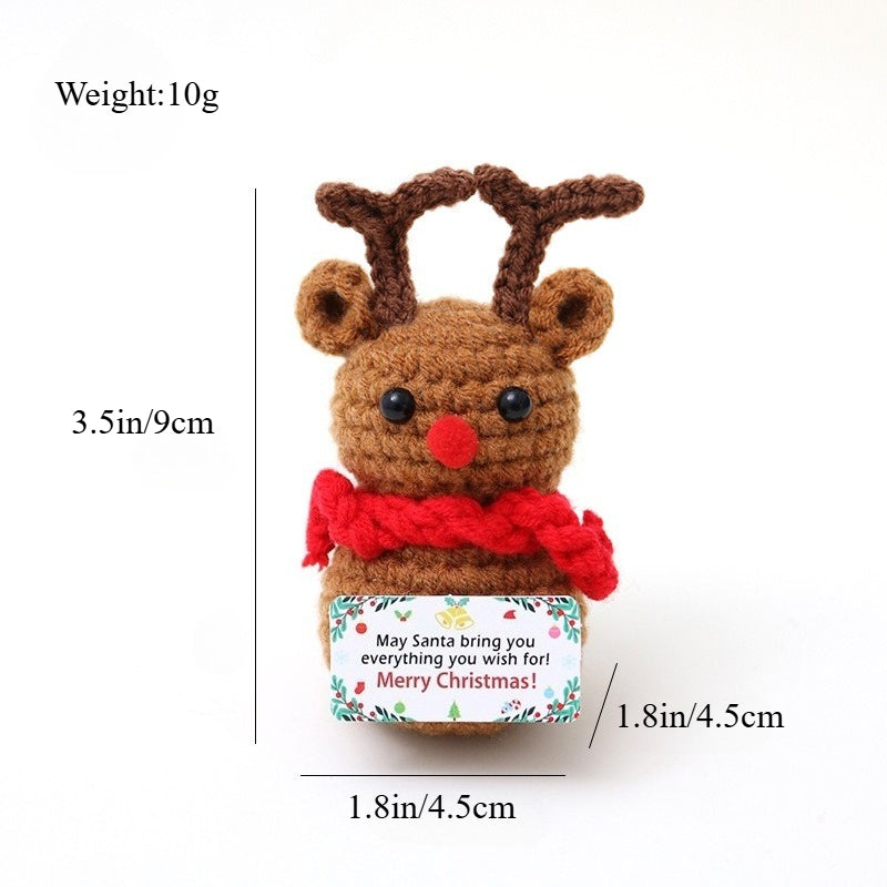 Handmade Crochet Christmas Plush Ornament Gift Decor