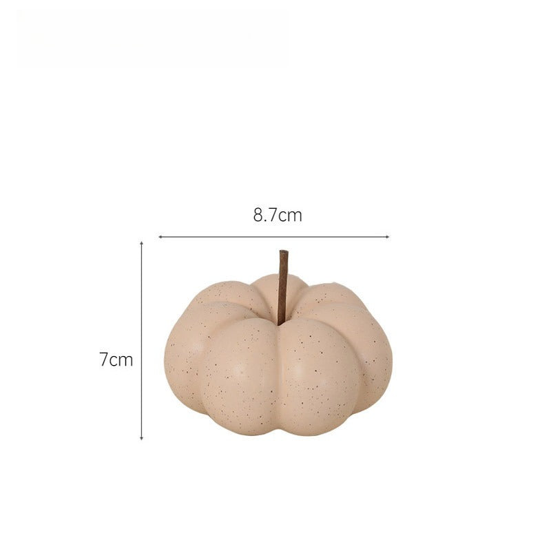 Nordic Ceramic Pumpkin Decor Fall Halloween Tabletop Ornament