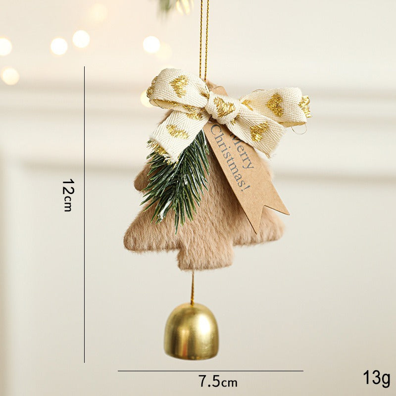 Plush Fabric Christmas Tree Hanging Ornament Decoration