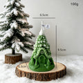 Christmas Tree Candle Holiday Decor Seasonal Gift Tabletop Accent