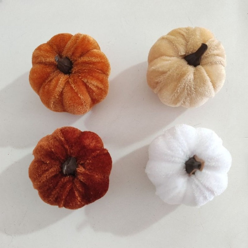 Mini Plush Pumpkin Fall Harvest Seasonal Decor