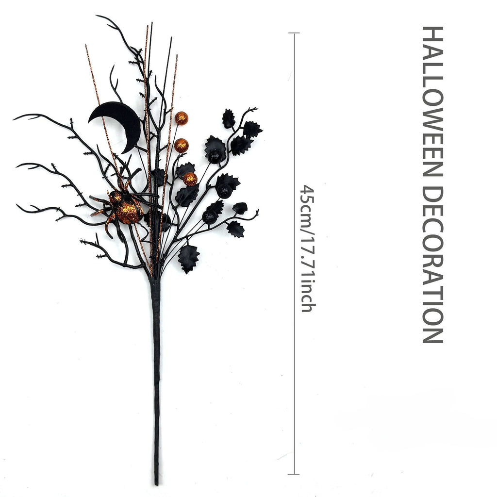 Halloween Black Branch Decorative Stem for Vase