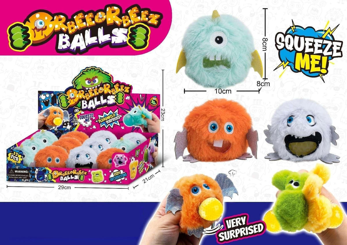 Squishy Stress Relief Ball Toy Cute Animal Monster Squeeze