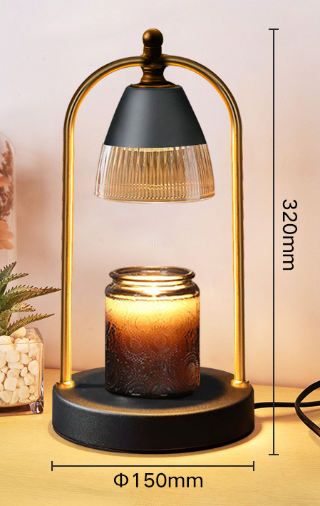 Valentine’s Day Glass Candle Warmer Lamp Dimmable Gift